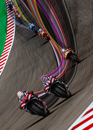 T11 Race lines at MotoGP