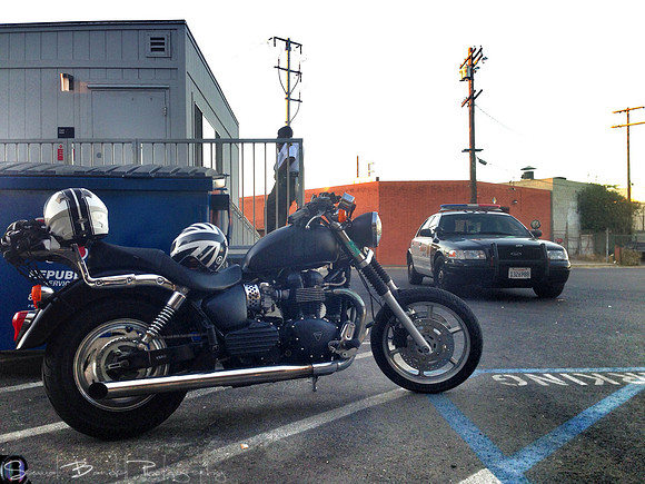 Triumph Speedmaster with bonneville tank mod