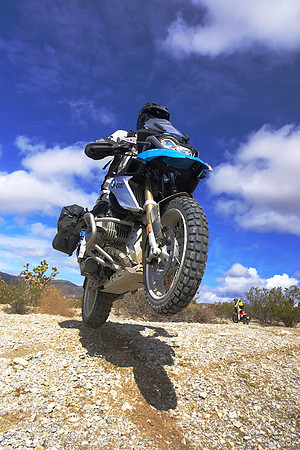 Jumping a Big Bike