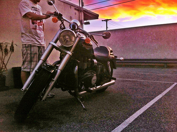 Pretty Sky and Pretty Bike