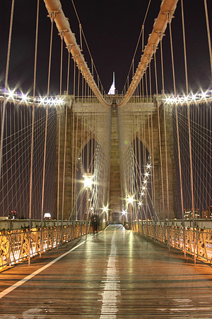 Walking the Brooklyn Bridge